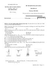 Đề thi Giữa kì 2 Hóa học 10 năm 2025-2026 trường THPT số 1 Lê Hồng Phong (Đắk Lắk)